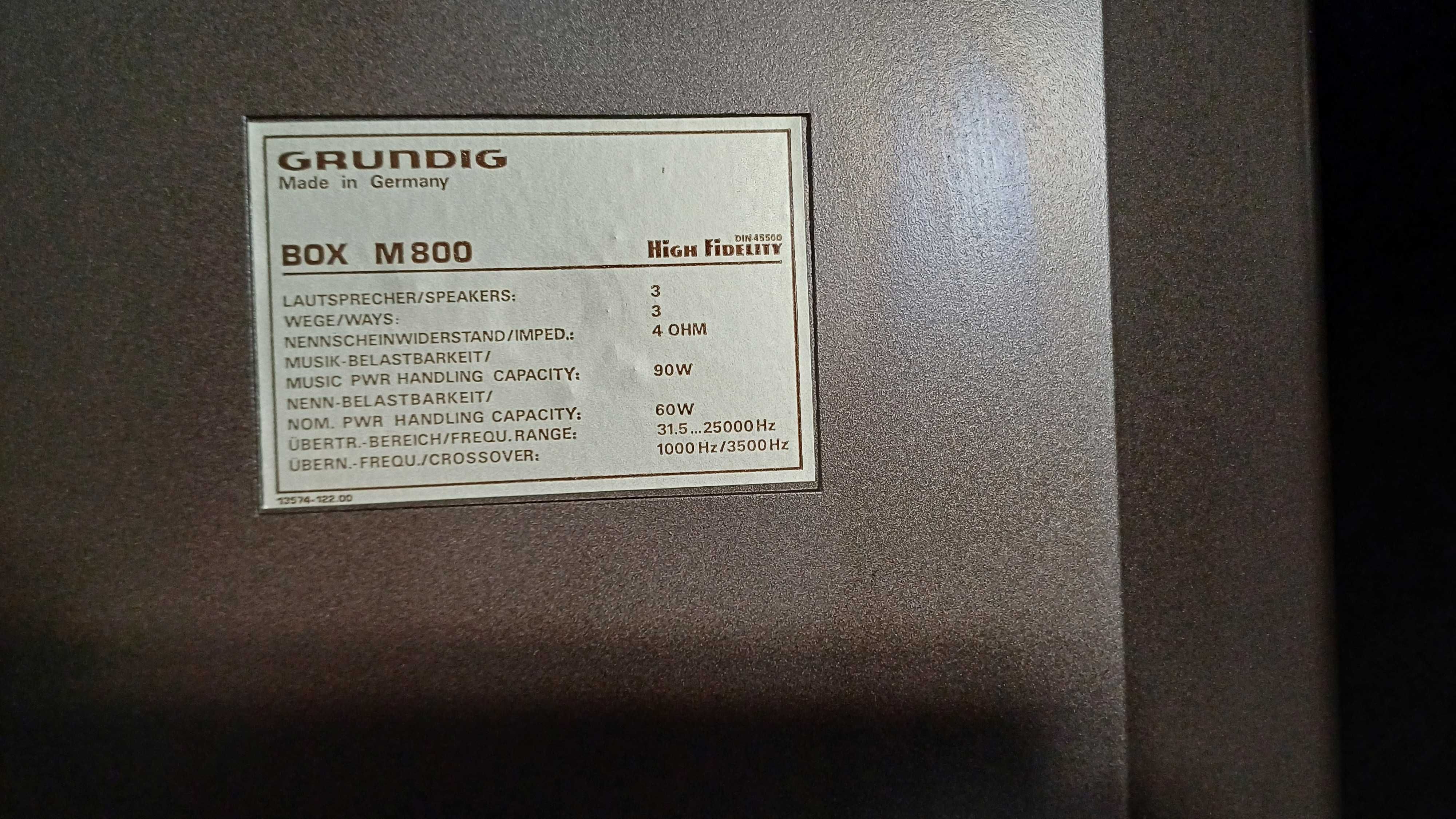 Kolumny głośnikowe GRUNDIG BOX M800