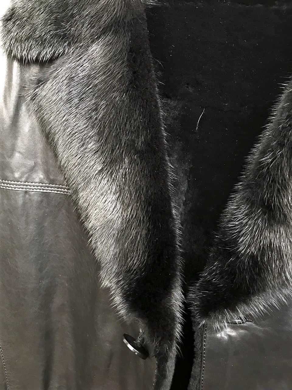 Пальто чоловіче з натуральної шкіри на меху, кожа. р. М, L.