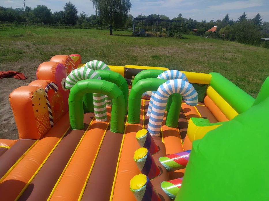 Dmuchaniec,  zapisy 2026, duży , Cukierkowy , dmuchanie, plac zabaw,