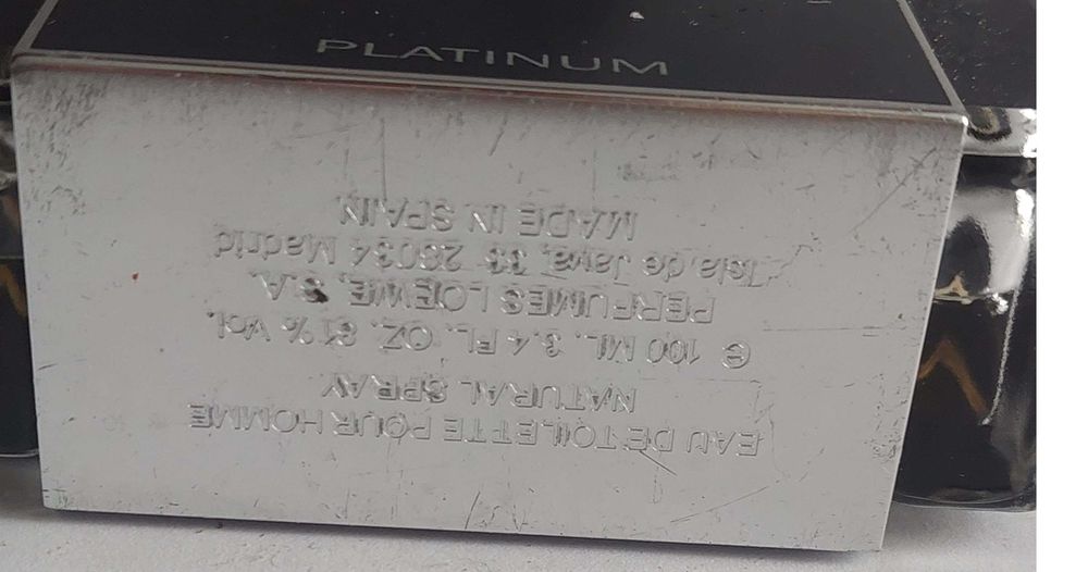 Loewe Solo Platinum 100ml edp unikat