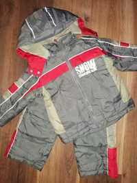 Spodnie i kurtka narciarska 104/110 dla chłopca