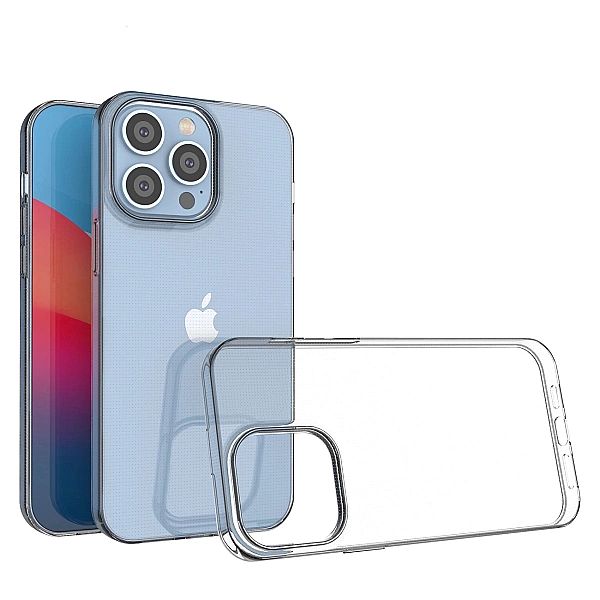 Żelowy pokrowiec etui Ultra Clear 0.5mm iPhone 14 Pro Max przezroczyst