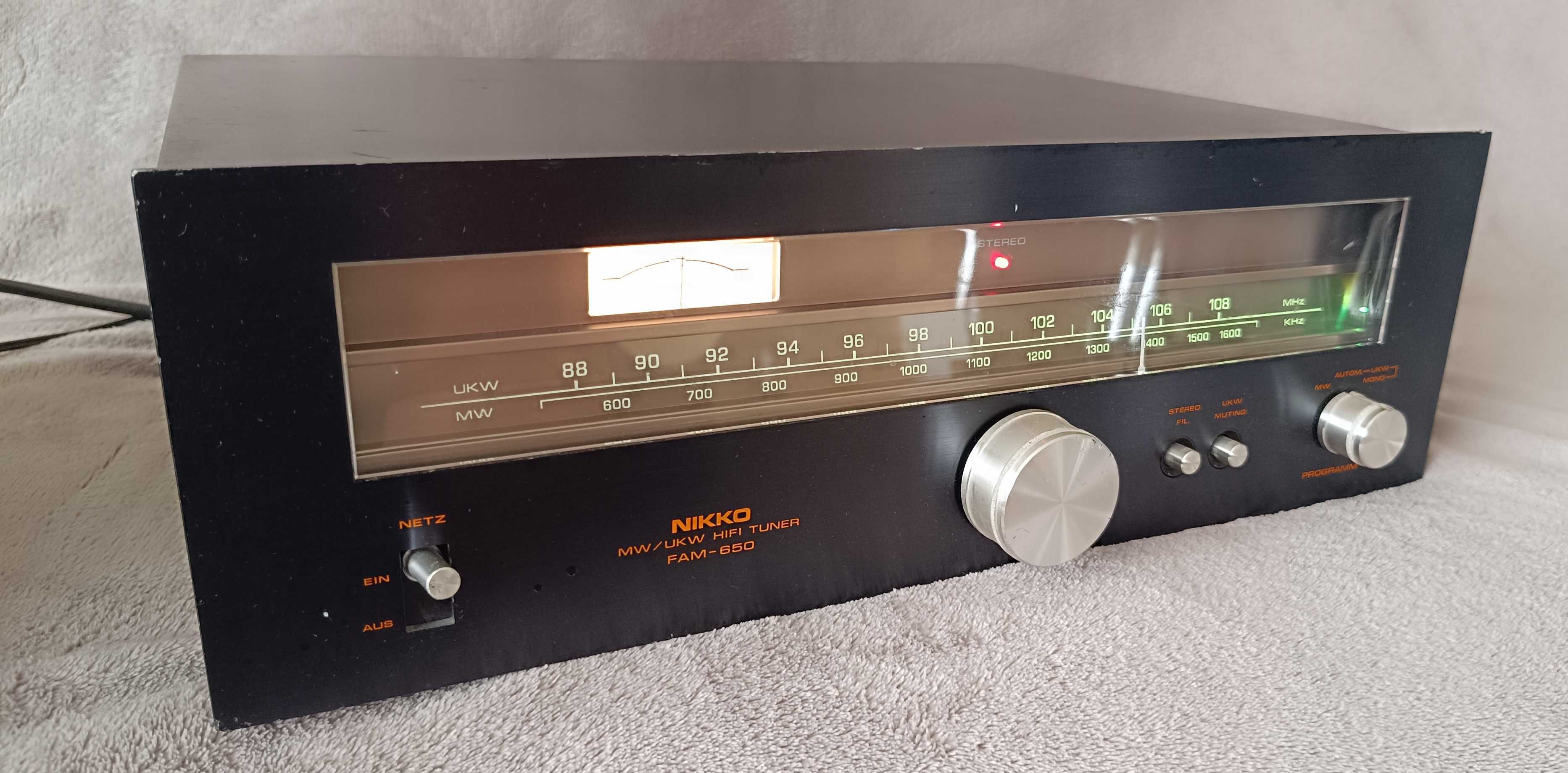 Tuner radiowy Hi-Fi Nikko FAM- 650