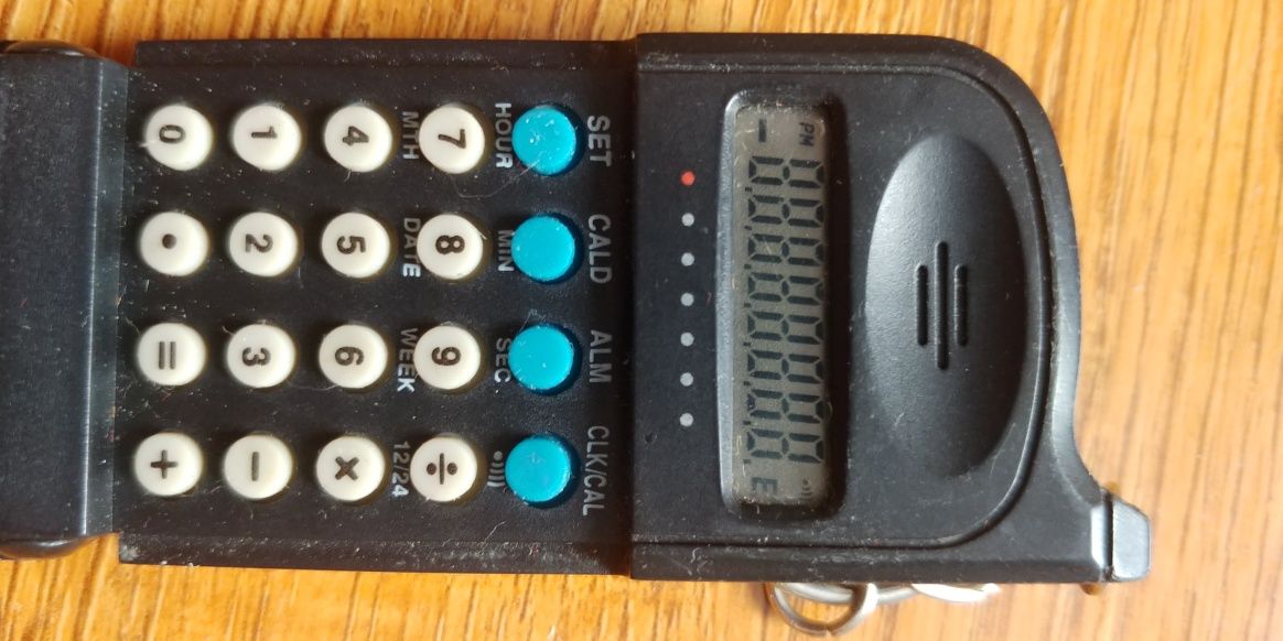 Sunway S-607C калькулятор, брілок, годинник із 90х