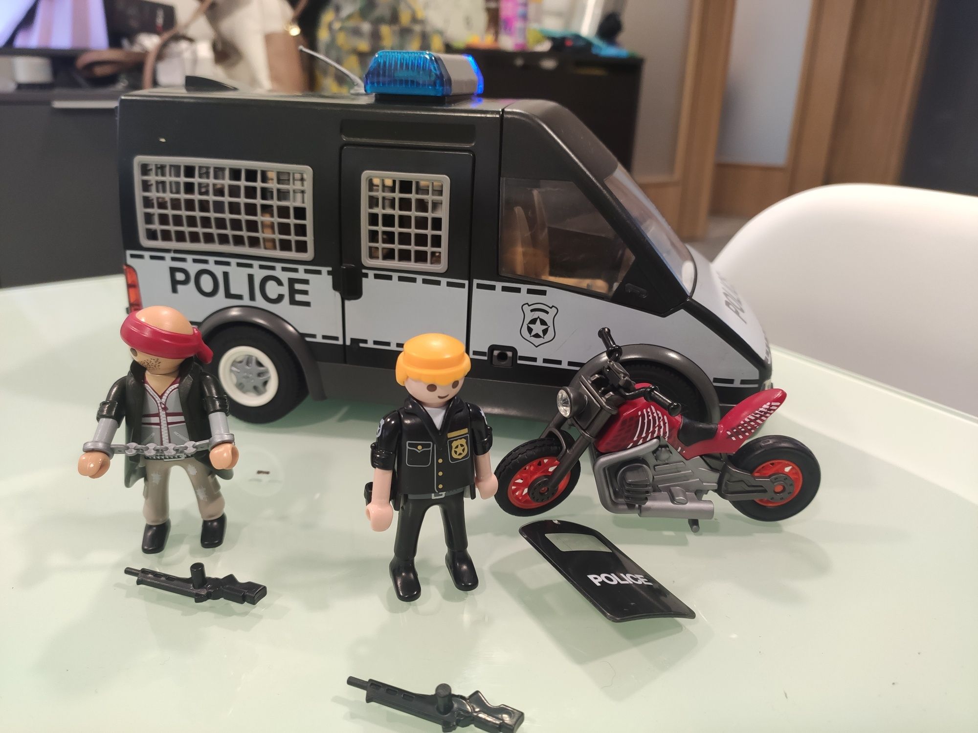 Conjunto polícia Playmobil luzes e som