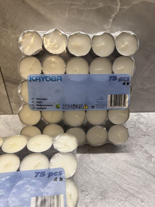 Упаковка чайних свічок