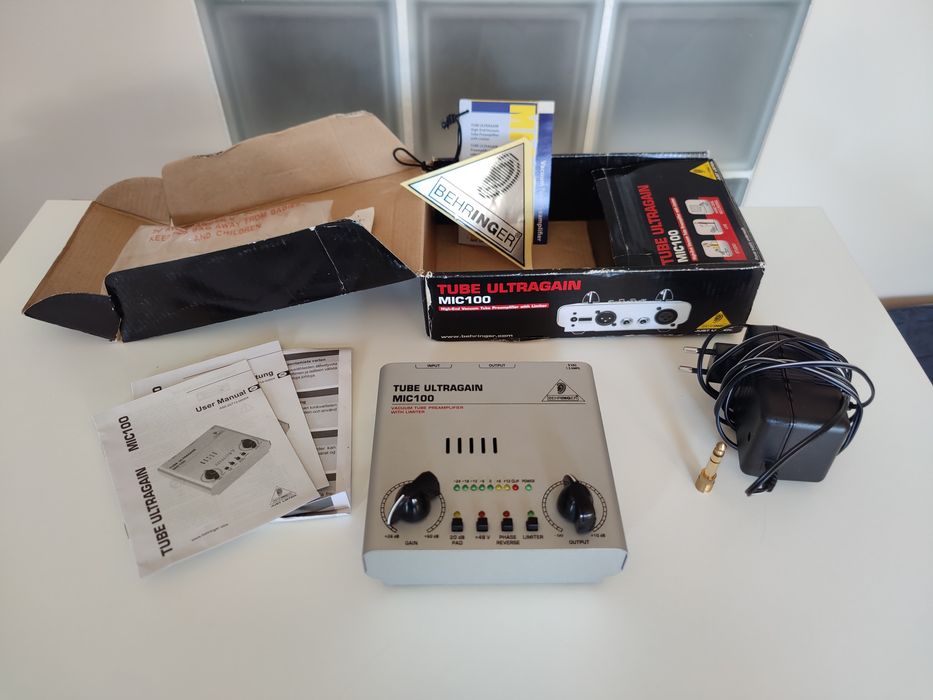 Przedwzmacniacz mikrofonowy Behringer Ultragain MIC100
