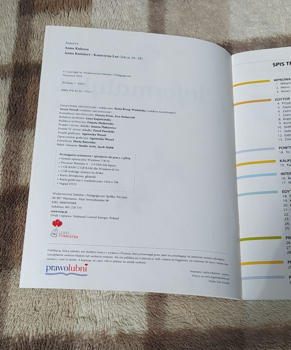 "Informatyka" klasa 2 + płyta CD