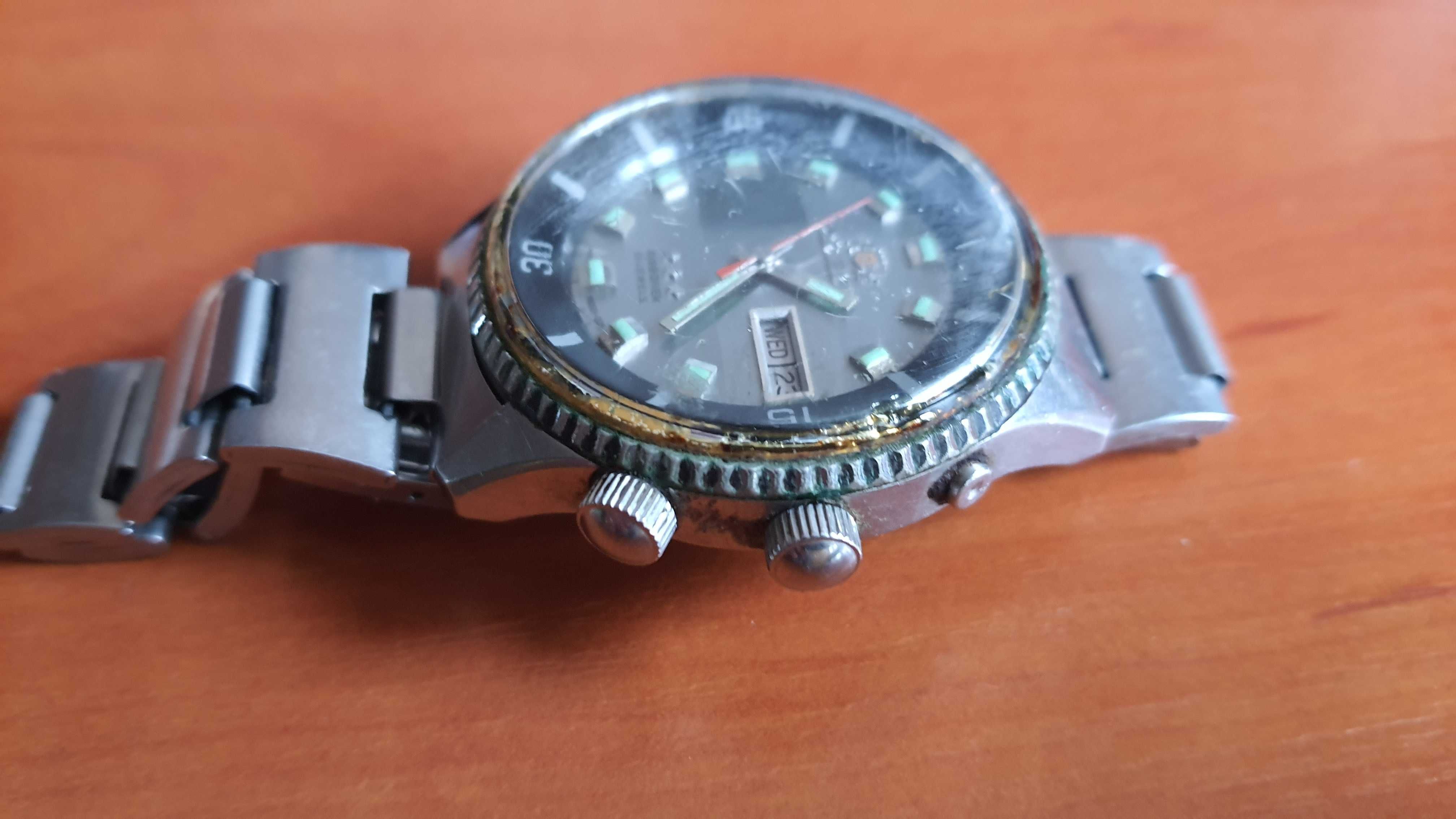 Уникальные часы ORIENT King Diver Y6207-025 с браслетом Япония 70-е г