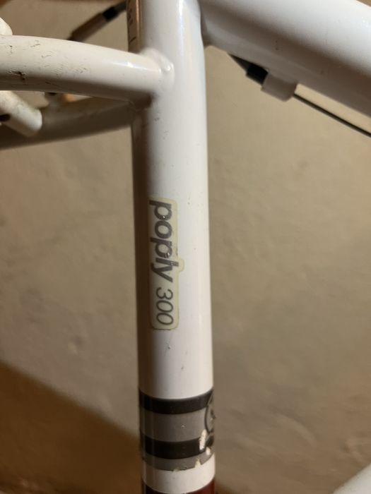 bicicleta branca poply 330