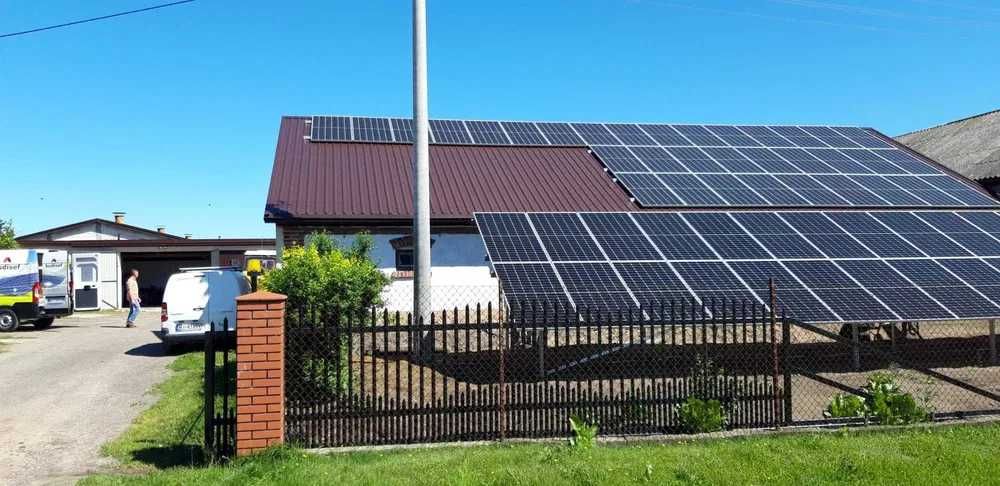 Instalacja fotowoltaiczna + magazyn energii. Deye 10kWp/5kWh