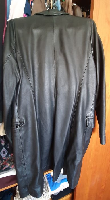 Sobretudo pele genuína