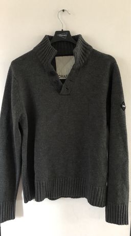 Sweter z kołnierzem M Crafted (15% wełna)