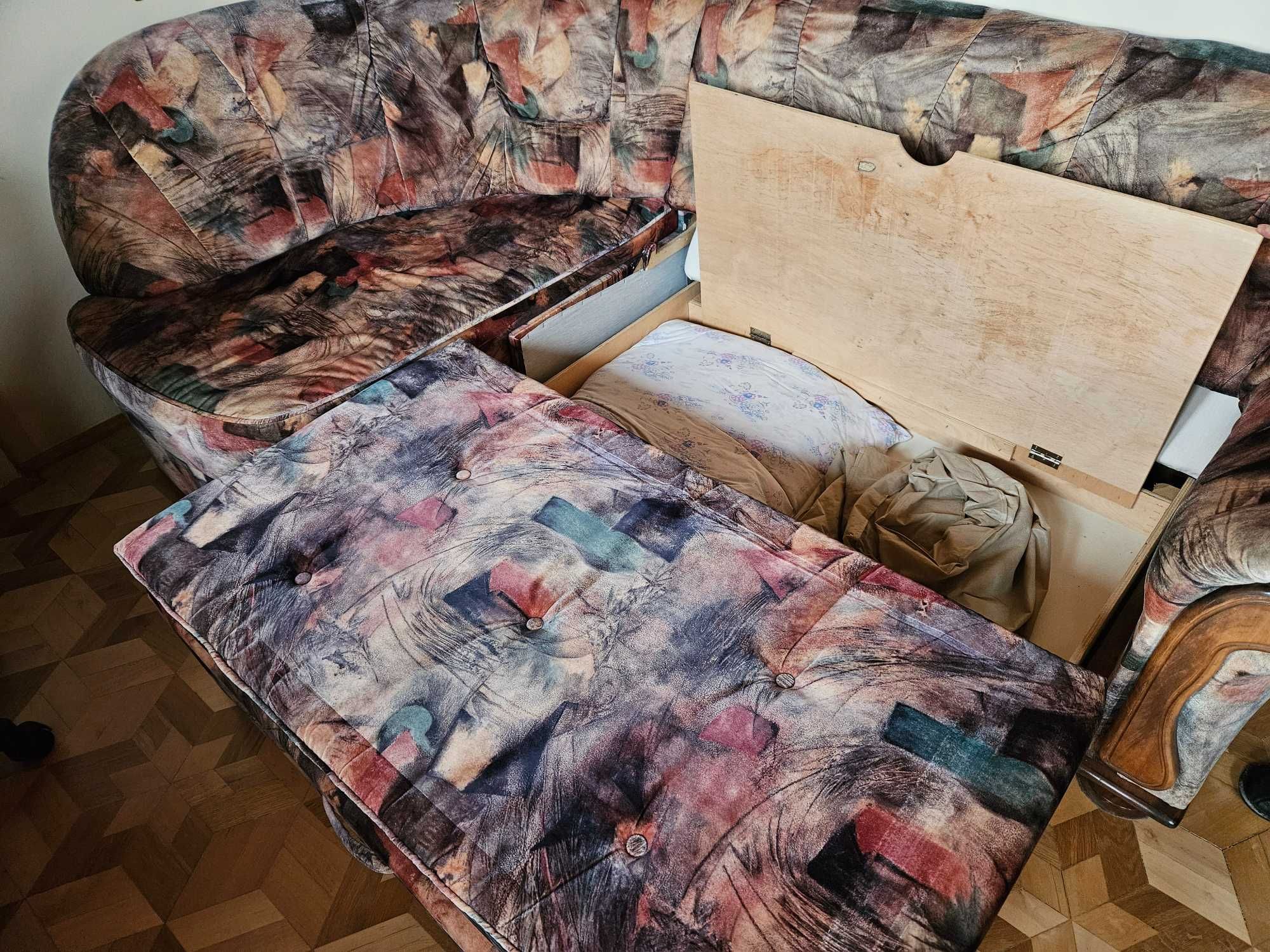 Sofa z funkcją spania. Narożnik