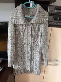 Sweter długi rozpinany Bhs XL XXL