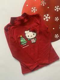 Bluzka świąteczna 110 OVS Hello Kitty