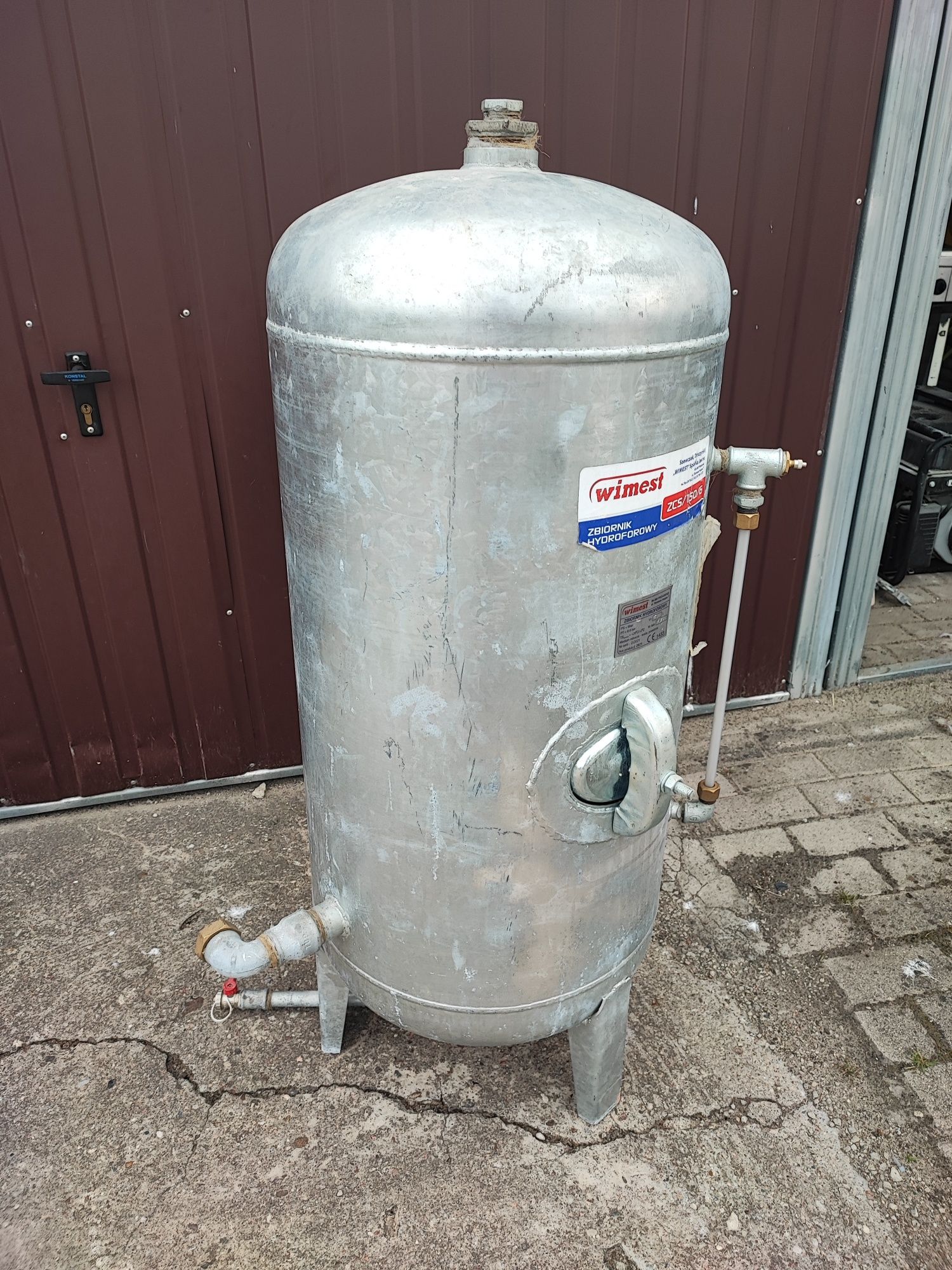 Zbiornik hydrofobowy 150L ocynkowany Wimest KPL