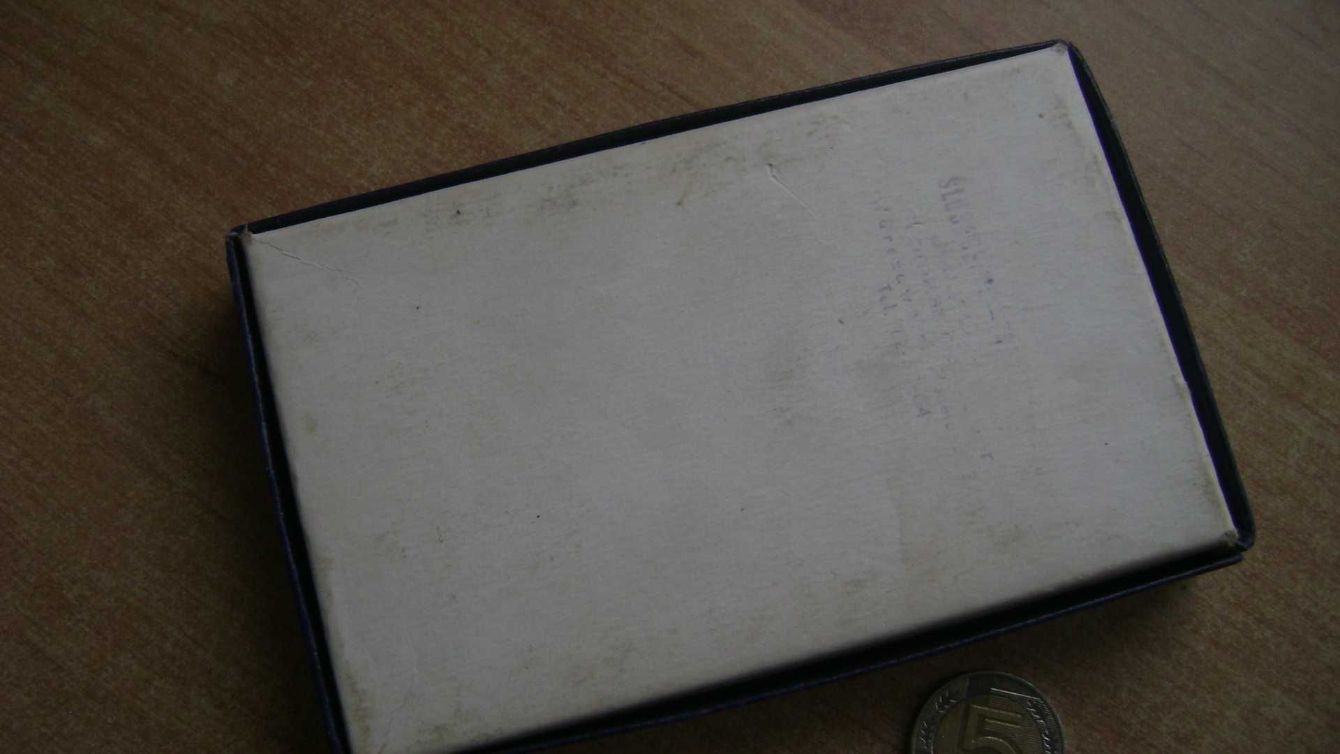 Starocie z PRL Stare sztućce Pudełko puste na łyżeczki lub widelczyki