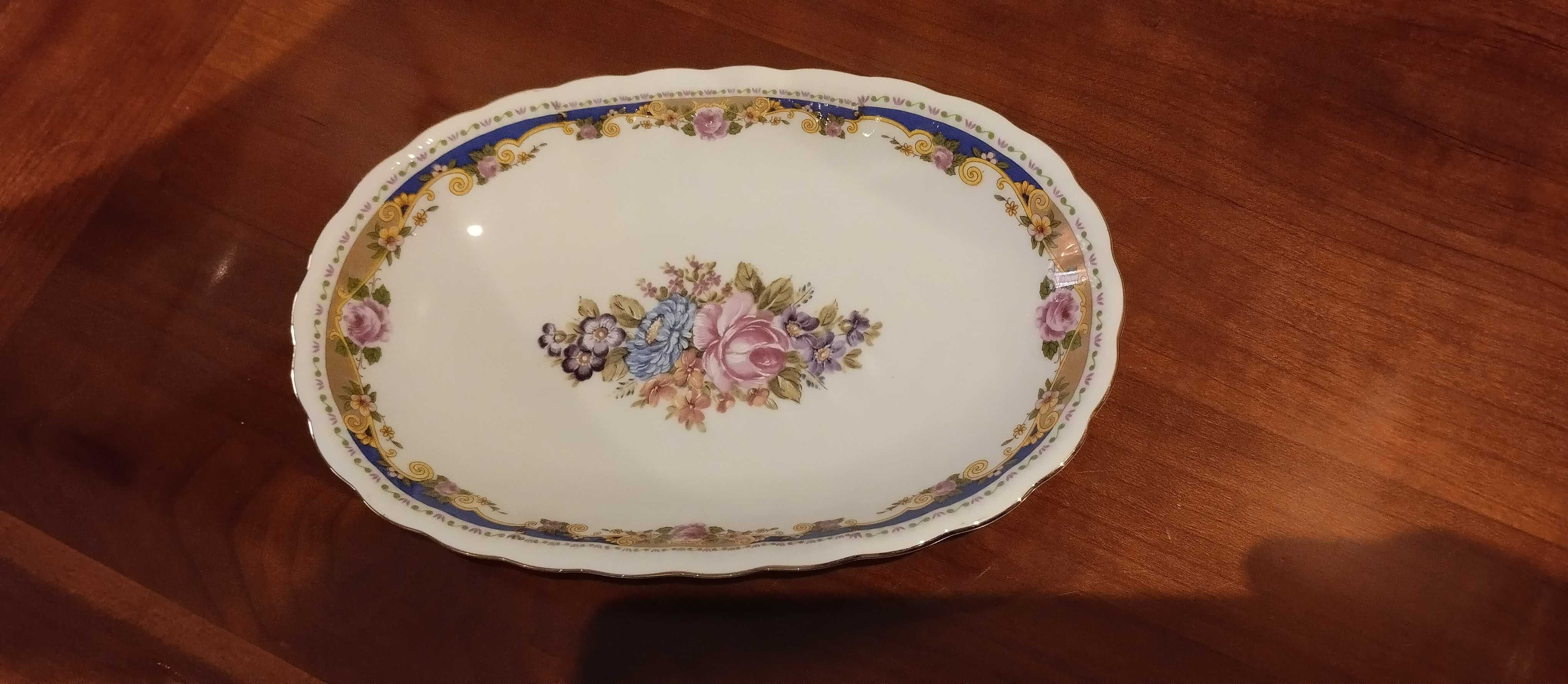 Porcelana de Limoges,  pote e prato - Elegância Francesa