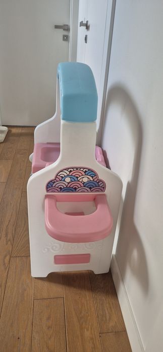 Zestaw niania przewijak pralka fotelik do karmienia zlew dla lalek