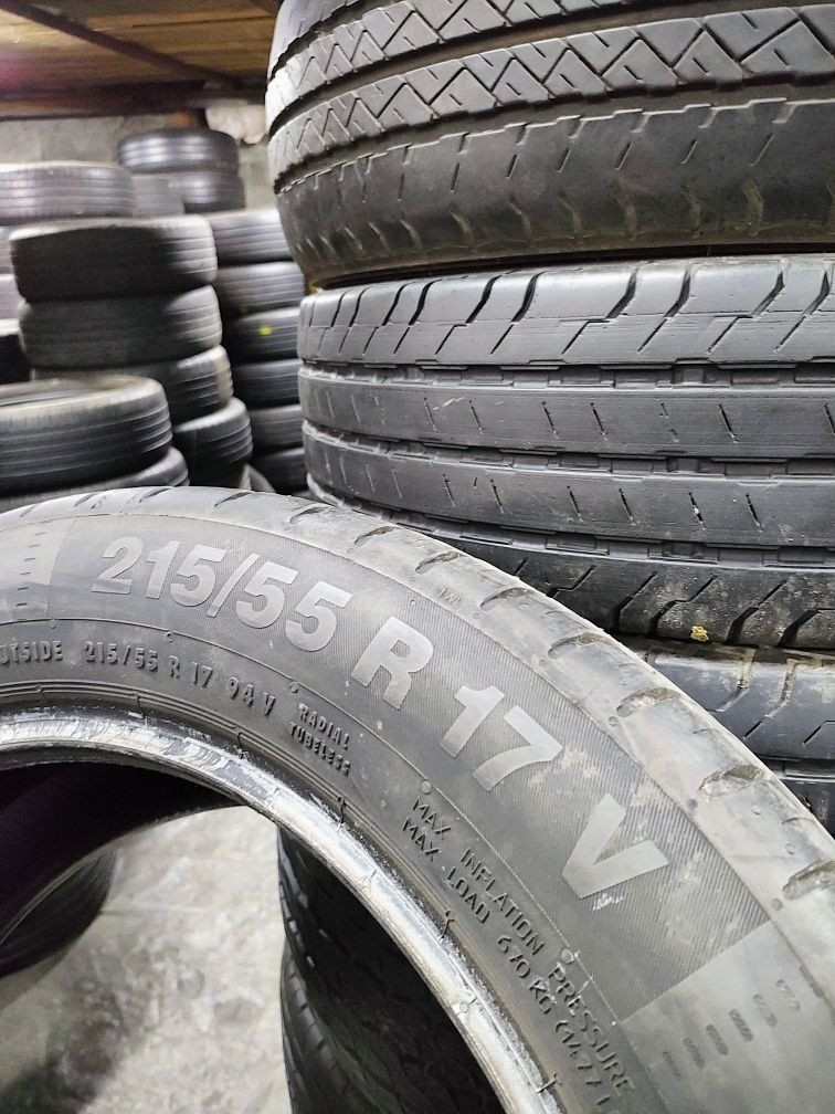 Резина 215 55 r17 Continental  колеса шини літо Gtyres