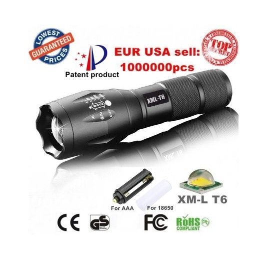 Lanterna LED Militar de alta qualidade (kit completo).