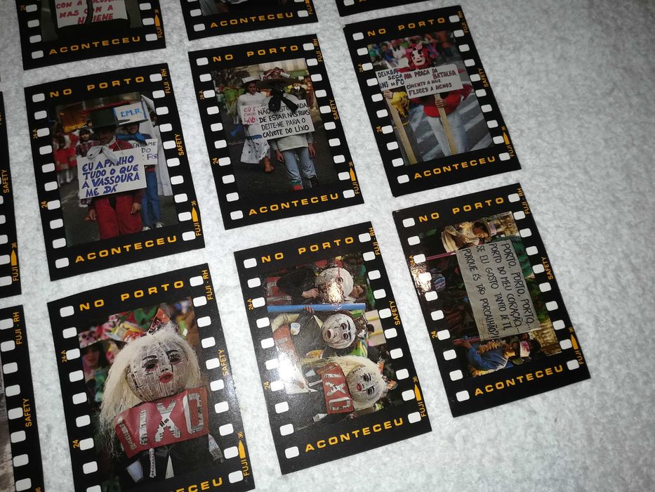 cortejo carnaval crianças do porto 1984 (20 calendários) coleção rara