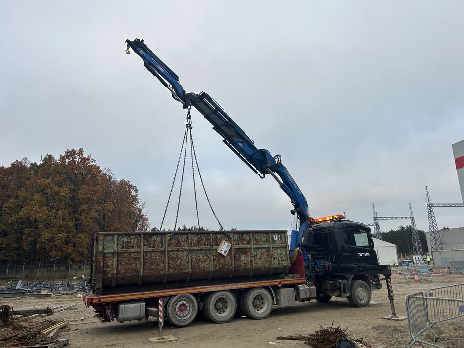 Transport HDS 21 ton podnoszenia 36 m długości