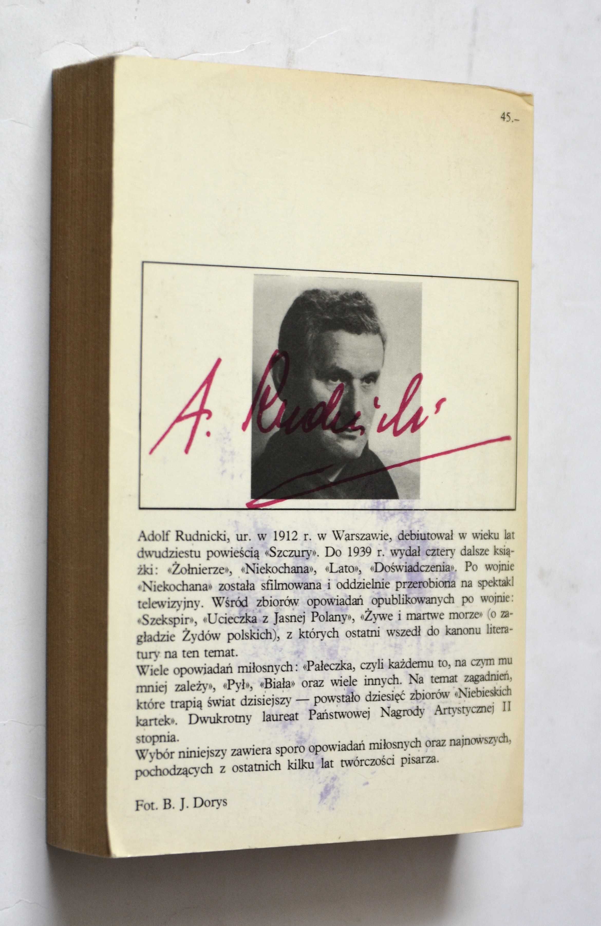 Pałeczka i inne opowiadania Adolf Rudnicki