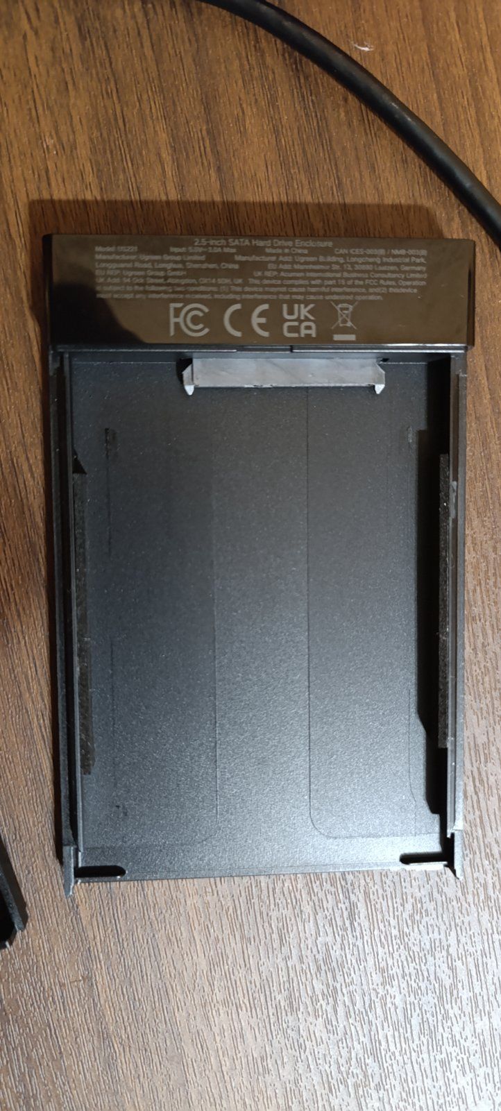 Зовнішня кишеня UGREEN 3.0 для накопичувача SSD.
