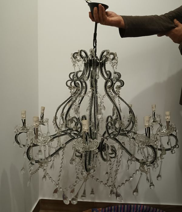 Lustre Candelabro teto Clássico