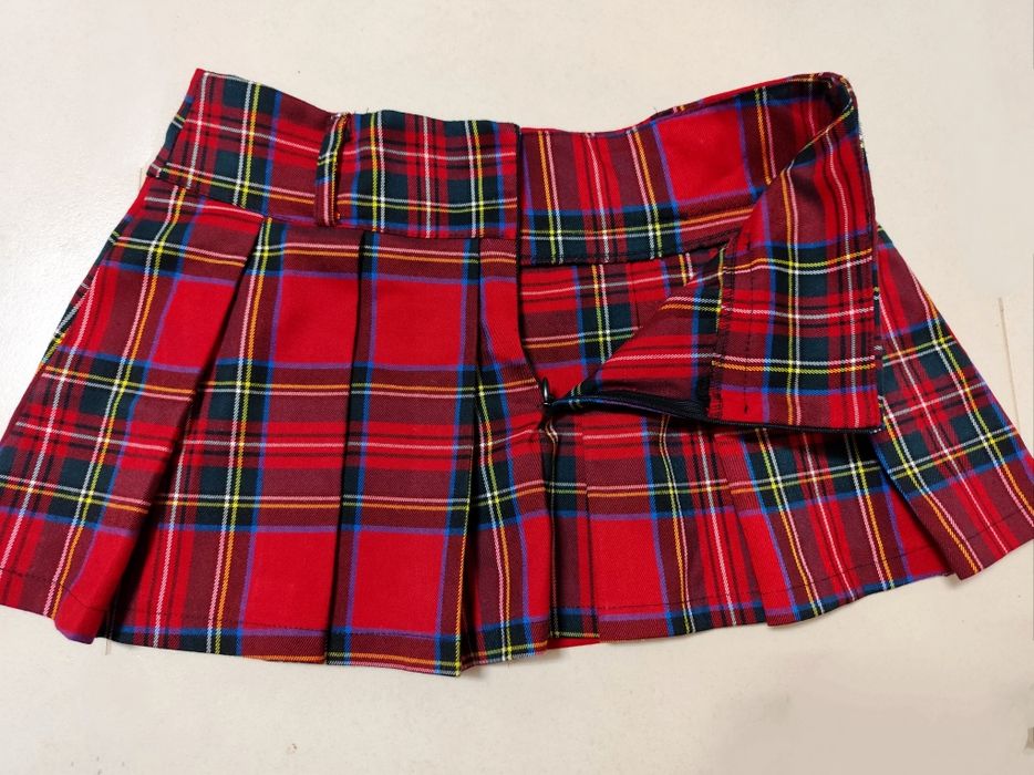 Mini Saia Colegial com Gravata - Redoute (Tam M)