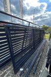 Brama przesuwna 4x1,4m czarna panel 2D wspawany Opcja montaż transport