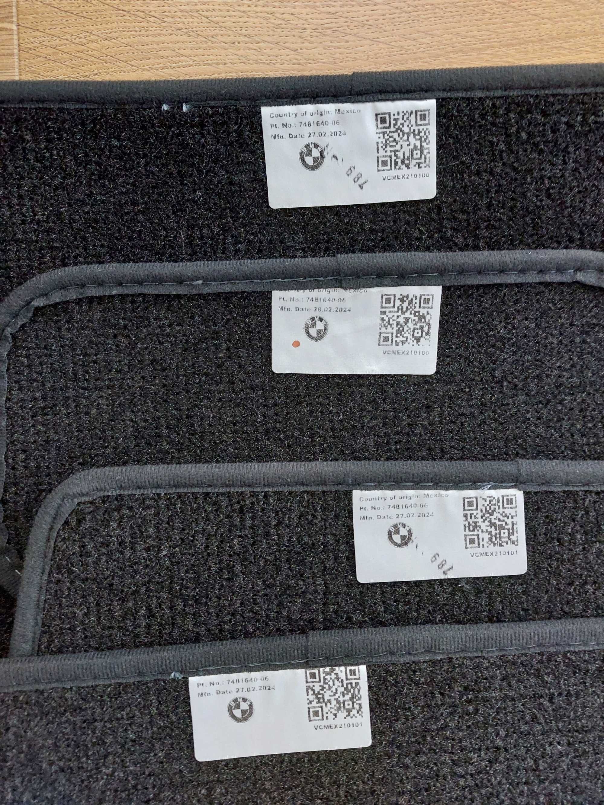 2шт. Коврики передні BMW 3 G20 M3 G80 M4 G82 F30 F80 F82 X5 G05 X6 X7
