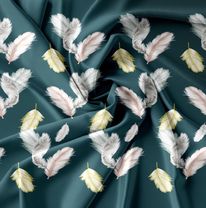 Pościel Satynowa160x200 Piórka 2446 eStilex