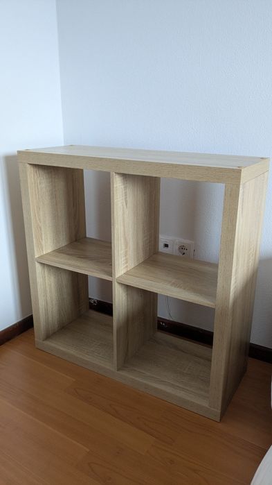 Estante 2x2 castanha Cubos 76x39x76