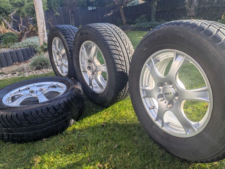 Felga Rial 6.5Jx16 ET45 z oponami zimowymi Nokian WR SUV 3 235/60 100H