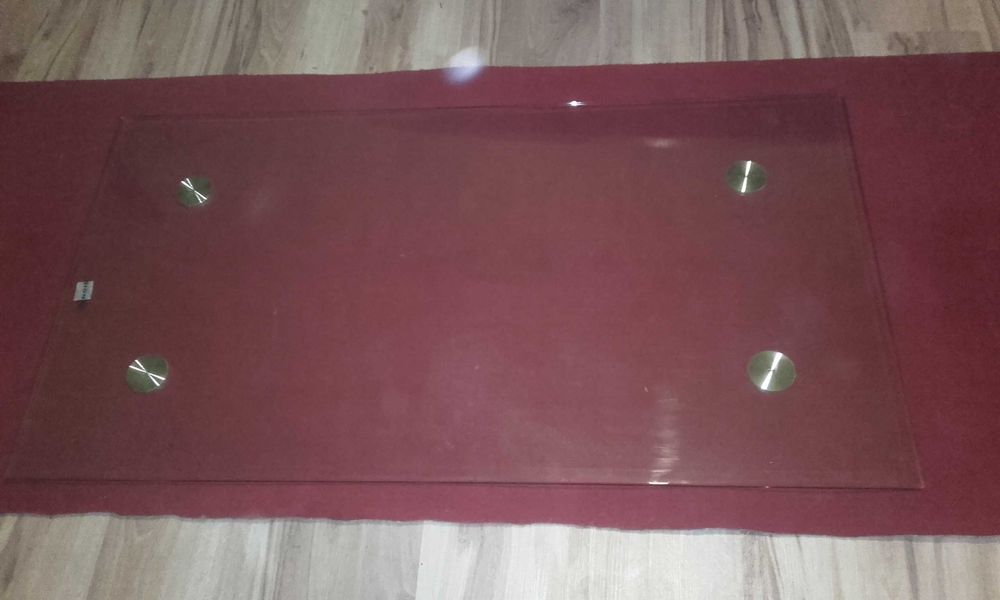 Stół ława blat szklany NOWY 110 x 60 cm 8mm grubości