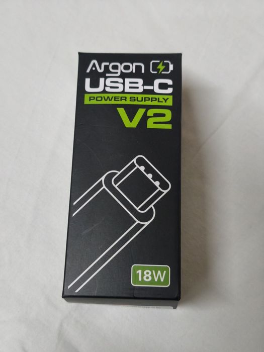 Carregador Argon ONE USB-C Power Supply V2 – 18W / 5.25V 3.5A