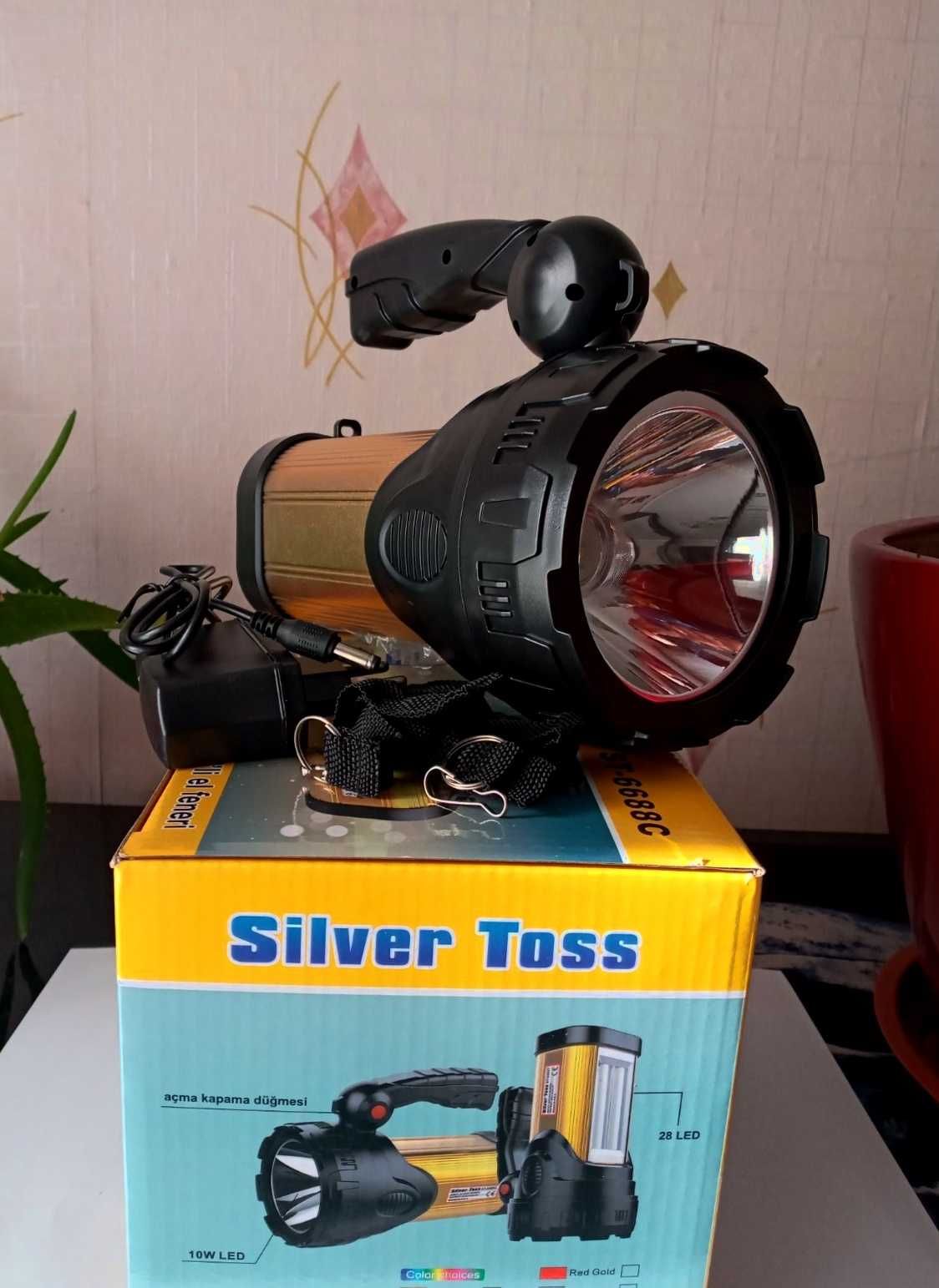 ліхтар   Silver Toss ST-6688B 10W+28 LED освітлення для приміщення,