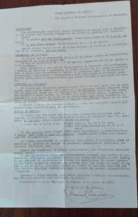 Antigo Regulamento de Matriculas do Liceu Nacional de Leiria (1972)
