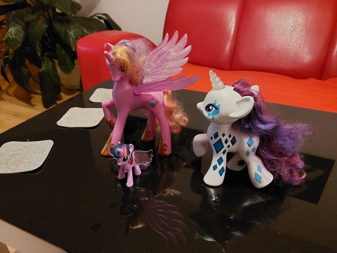My Little Pony Celestia I Rarity Hasbro interaktywne mówi po polsku