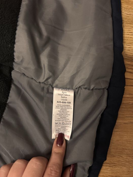 Зимова куртка парка Next Некст для хлопчика 8 років 128 см