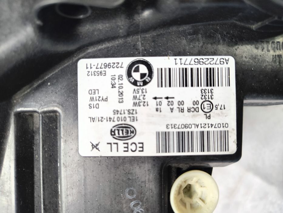 Lampa Xenon lewa BMW 1 F20 Europa sprawna reflektor przedni