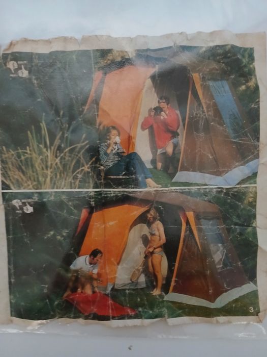 Tenda de Campismo Usada uma só vez.