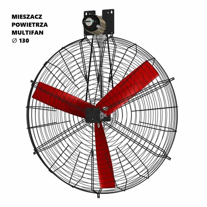 Wentylator oborowy Multifan - mieszacz powietrza koszowy , helikopter