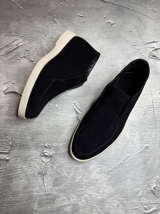 Ботинки Зимние Замшевые мужские LORO PIANA Bottle! ЗАМША+ БАЙКА!