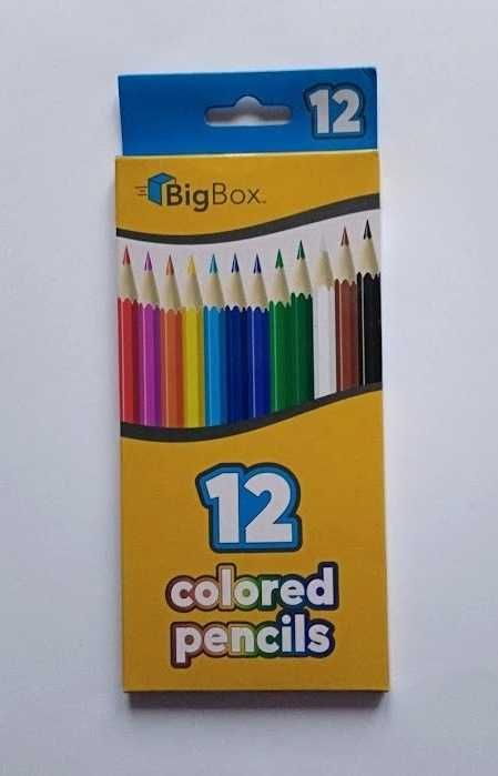 Набір шестигранних кольорових олівців Big Box і фломастерів Cricco