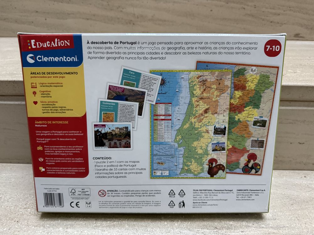 Jogo “À Descoberta de Portugal” Clementoni