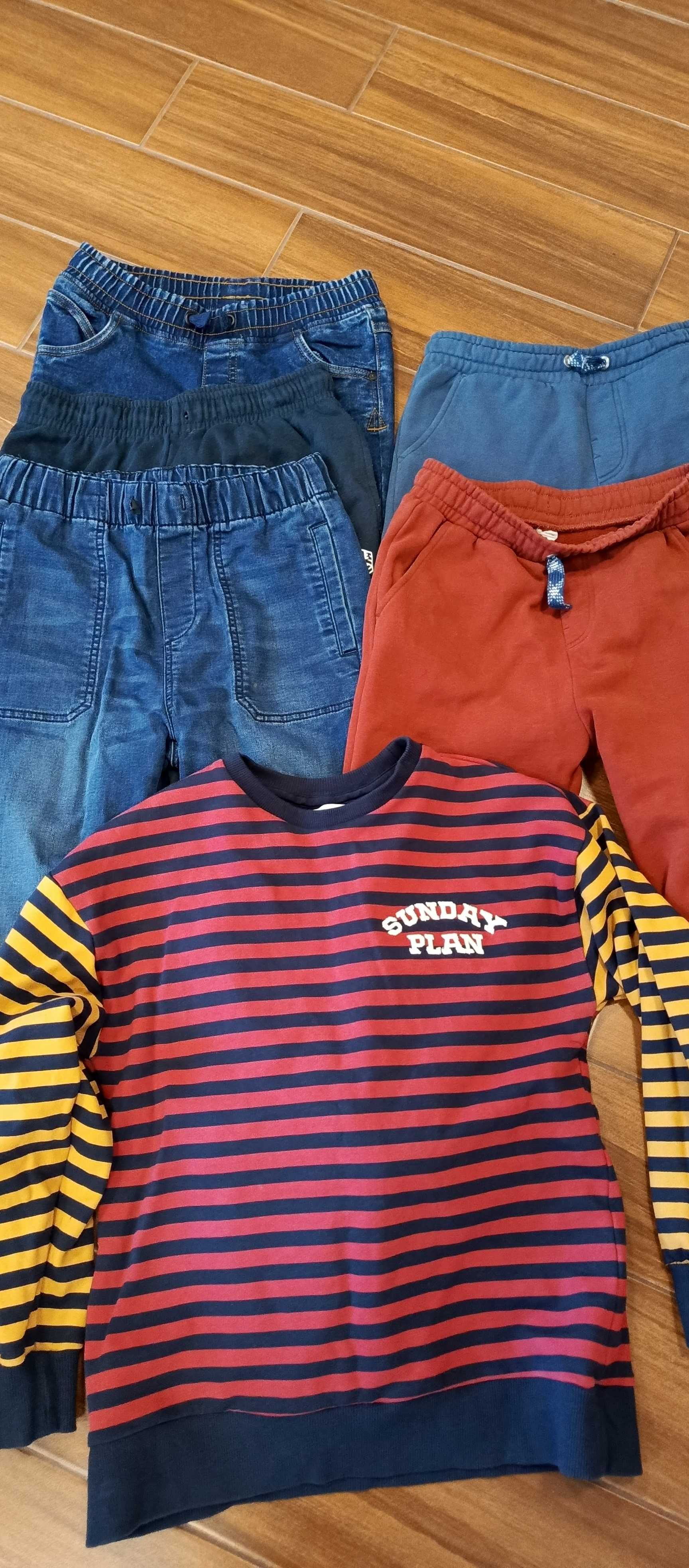 2 x jeansy Zara Cool club 152 bluza dresy